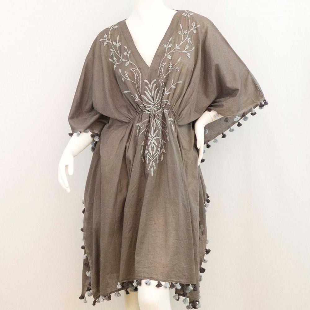 Coverup Cotton Hand Embroidered Free Size